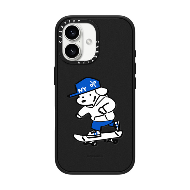 Skater JOHN x CASETiFY iPhone 16 Case Matte Black Impact Case MagSafe Compatible Let's have fun Skater JOHN x CASETiFY iPhone 16 Case Matte Black Impact Case MagSafe Compatible Let's have fun