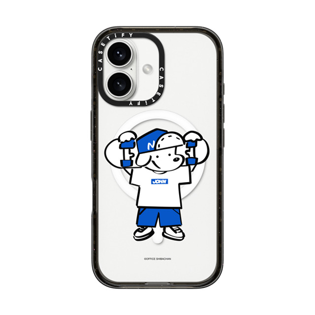 Skater JOHN x CASETiFY iPhone 16 ケース ブラック インパクトケース MagSafe対応 Let's take it easy