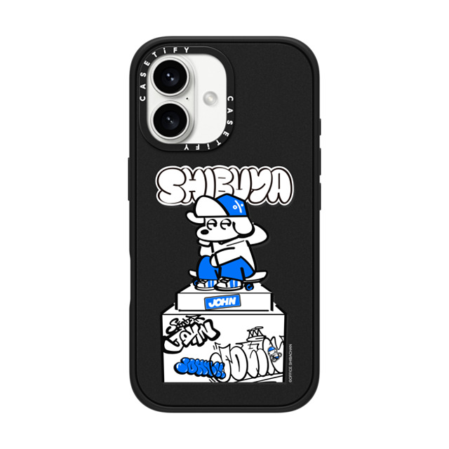Skater JOHN x CASETiFY iPhone 16 Case Matte Black Impact Case MagSafe Compatible SKATER JOHN - SHIBUYA HACHIKO_01 Father's Day Skater JOHN x CASETiFY iPhone 16 Case Matte Black Impact Case MagSafe Compatible SKATER JOHN - SHIBUYA HACHIKO_01 Father's Day
