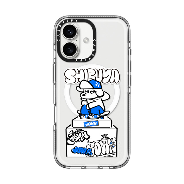Skater JOHN x CASETiFY iPhone 16 Case Clear Clear Case MagSafe Compatible SKATER JOHN - SHIBUYA HACHIKO_01 Father's Day Skater JOHN x CASETiFY iPhone 16 Case Clear Clear Case MagSafe Compatible SKATER JOHN - SHIBUYA HACHIKO_01 Father's Day