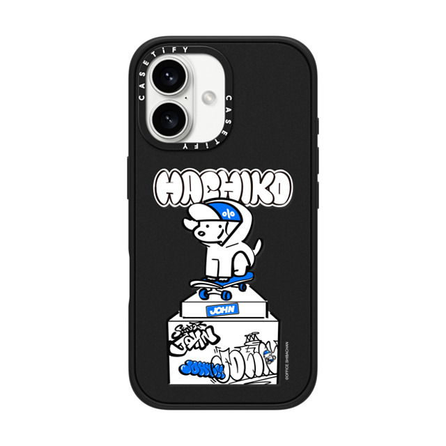 Skater JOHN x CASETiFY iPhone 16 Case Matte Black Impact Case MagSafe Compatible SKATER JOHN - SHIBUYA HACHIKO_02 Father's Day Skater JOHN x CASETiFY iPhone 16 Case Matte Black Impact Case MagSafe Compatible SKATER JOHN - SHIBUYA HACHIKO_02 Father's Day