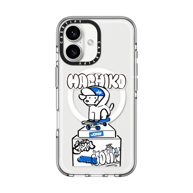 Skater JOHN x CASETiFY iPhone 16 ケース クリア クリア ケース MagSafe対応 SKATER JOHN - SHIBUYA HACHIKO_02 Mother's Day Skater JOHN x CASETiFY iPhone 16 ケース クリア クリア ケース MagSafe対応 SKATER JOHN - SHIBUYA HACHIKO_02 Mother's Day