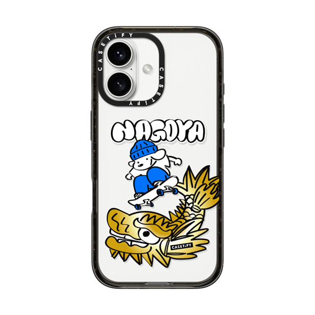 Skater JOHN x CASETiFY iPhone 16 Case Black Impact Case Skater John Nagoya Phone Case Skater JOHN x CASETiFY iPhone 16 Case Black Impact Case Skater John Nagoya Phone Case