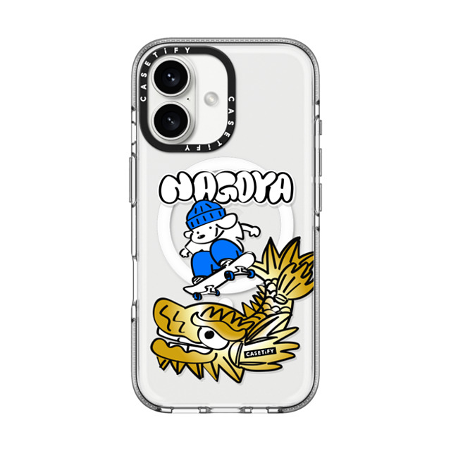 Skater JOHN x CASETiFY iPhone 16 Case Clear Clear Case MagSafe Compatible Skater John Nagoya Phone Case Skater JOHN x CASETiFY iPhone 16 Case Clear Clear Case MagSafe Compatible Skater John Nagoya Phone Case