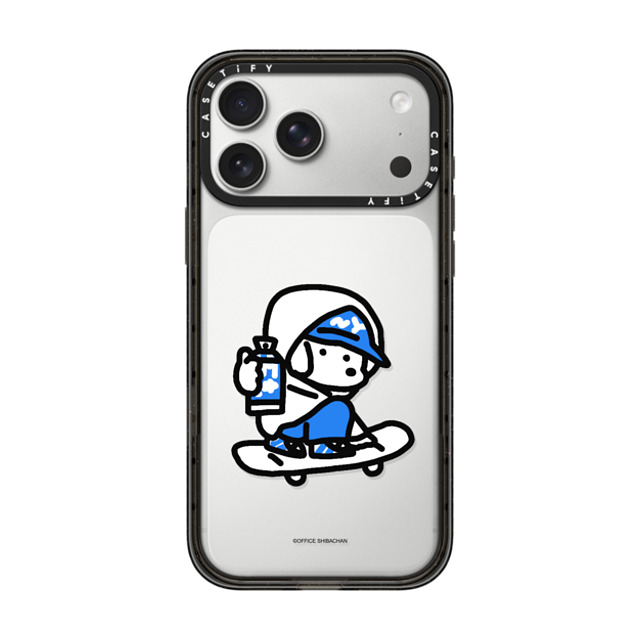 Skater JOHN x CASETiFY iPhone 17 Pro Max ケース Dog,Sport ブラック インパクトケース mini JOHN (Graffiti)