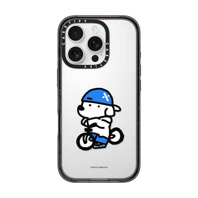 Skater JOHN x CASETiFY iPhone 16 Pro ケース ブラック インパクトケース mini JOHN (Cycling)