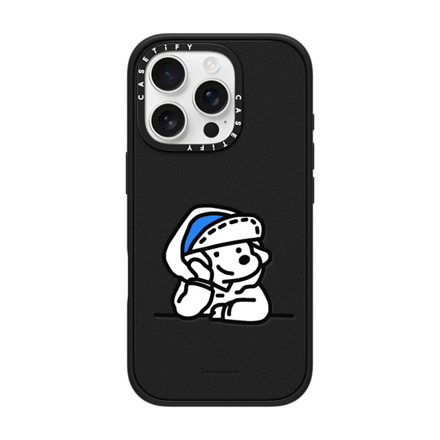 Skater JOHN x CASETiFY iPhone 16 Pro ケース マットブラック インパクトケース mini JOHN (Lover)