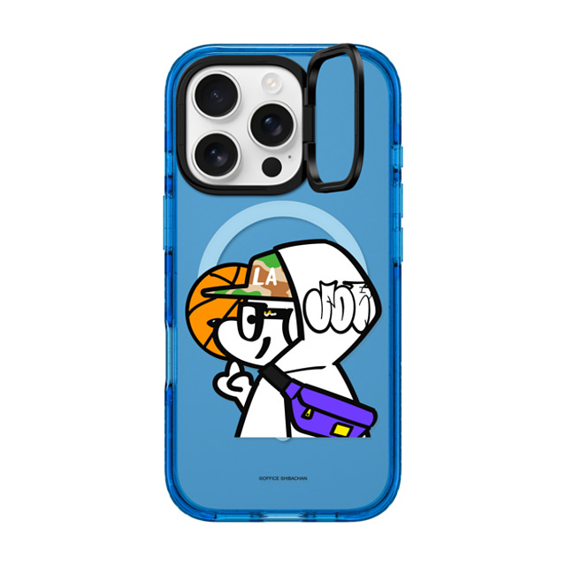 Skater JOHN x CASETiFY iPhone 16 Pro Case スカイブルー インパクトリングスタンドケース MagSafe対応 What's UP JOHN! (Basketball player) Skater JOHN x CASETiFY iPhone 16 Pro Case スカイブルー インパクトリングスタンドケース MagSafe対応 What's UP JOHN! (Basketball player)