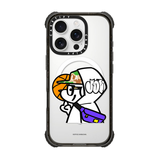 Skater JOHN x CASETiFY iPhone 16 Pro Case Black ウルトラ インパクトケース MagSafe 対応 What's UP JOHN! (Basketball player) Skater JOHN x CASETiFY iPhone 16 Pro Case Black ウルトラ インパクトケース MagSafe 対応 What's UP JOHN! (Basketball player)