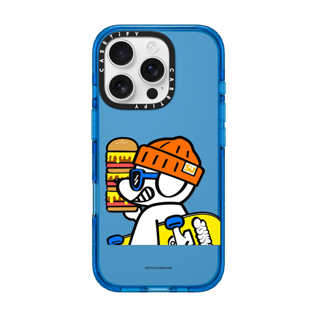 Skater JOHN x CASETiFY iPhone 16 Pro Case スカイブルー Impact Case What's UP JOHN! (Mega burger) Skater JOHN x CASETiFY iPhone 16 Pro Case スカイブルー Impact Case What's UP JOHN! (Mega burger)