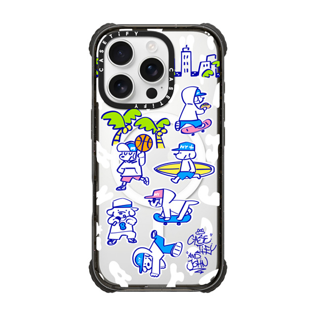 Skater JOHN x CASETiFY iPhone 16 Pro Case Black ウルトラ インパクトケース MagSafe 対応 CASETiFY AND JOHN (Everyone is John) Back to School Skater JOHN x CASETiFY iPhone 16 Pro Case Black ウルトラ インパクトケース MagSafe 対応 CASETiFY AND JOHN (Everyone is John) Back to School