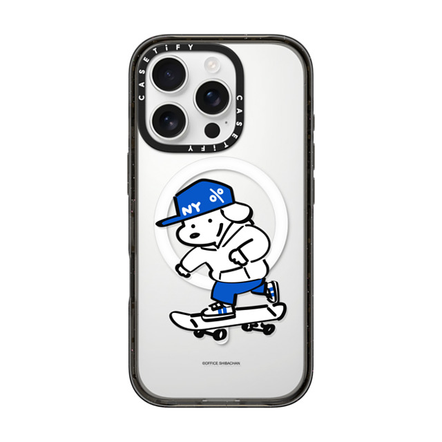 Skater JOHN x CASETiFY iPhone 16 Pro ケース ブラック インパクトケース MagSafe対応 Let's have fun