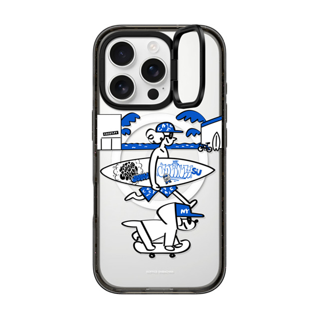 Skater JOHN x CASETiFY iPhone 16 Pro ケース ブラック インパクトリングスタンドケース MagSafe対応 CASETiFY AND JOHN (friend) Father's Day Skater JOHN x CASETiFY iPhone 16 Pro ケース ブラック インパクトリングスタンドケース MagSafe対応 CASETiFY AND JOHN (friend) Father's Day