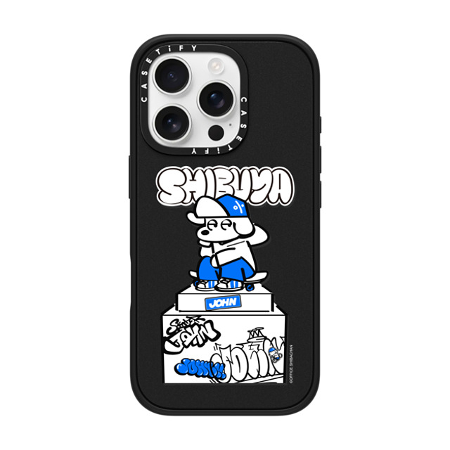 Skater JOHN x CASETiFY iPhone 16 Pro Case Matte Black Impact Case MagSafe Compatible SKATER JOHN - SHIBUYA HACHIKO_01 Back to School Skater JOHN x CASETiFY iPhone 16 Pro Case Matte Black Impact Case MagSafe Compatible SKATER JOHN - SHIBUYA HACHIKO_01 Back to School