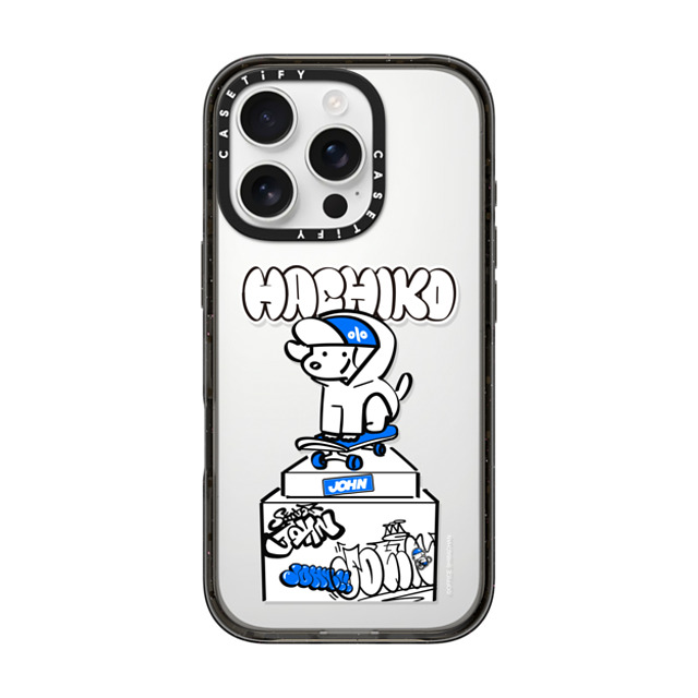 Skater JOHN x CASETiFY iPhone 16 Pro Case Black Impact Case SKATER JOHN - SHIBUYA HACHIKO_02 Mother's Day Skater JOHN x CASETiFY iPhone 16 Pro Case Black Impact Case SKATER JOHN - SHIBUYA HACHIKO_02 Mother's Day