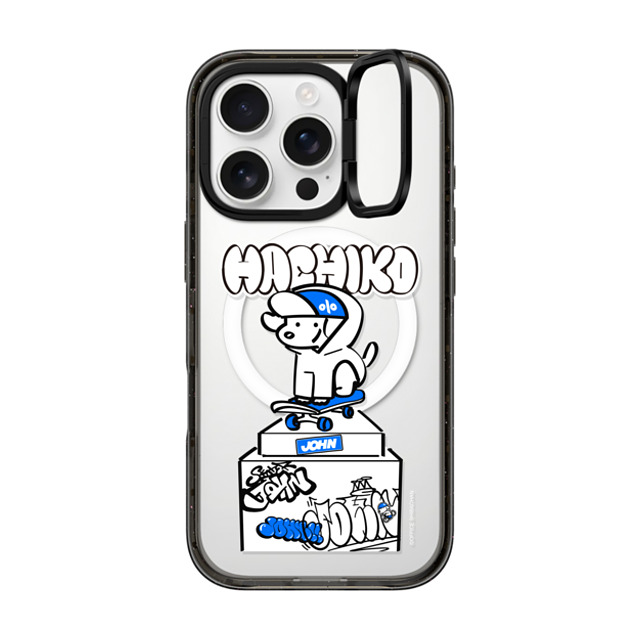 Skater JOHN x CASETiFY iPhone 16 Pro Case Black インパクトリングスタンドケース MagSafe対応 SKATER JOHN - SHIBUYA HACHIKO_02 Mother's Day Skater JOHN x CASETiFY iPhone 16 Pro Case Black インパクトリングスタンドケース MagSafe対応 SKATER JOHN - SHIBUYA HACHIKO_02 Mother's Day