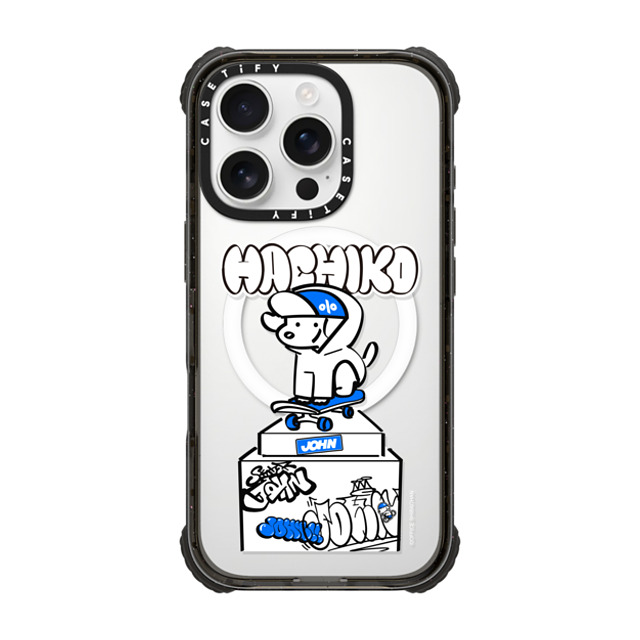 Skater JOHN x CASETiFY iPhone 16 Pro Case Black ウルトラ インパクトケース MagSafe 対応 SKATER JOHN - SHIBUYA HACHIKO_02 Back to School Skater JOHN x CASETiFY iPhone 16 Pro Case Black ウルトラ インパクトケース MagSafe 対応 SKATER JOHN - SHIBUYA HACHIKO_02 Back to School