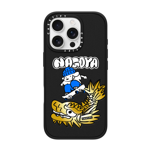Skater JOHN x CASETiFY iPhone 16 Pro Case Matte Black Impact Case MagSafe Compatible Skater John Nagoya Phone Case Skater JOHN x CASETiFY iPhone 16 Pro Case Matte Black Impact Case MagSafe Compatible Skater John Nagoya Phone Case