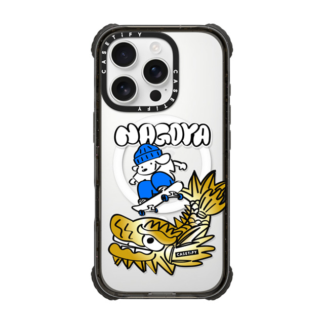 Skater JOHN x CASETiFY iPhone 16 Pro Case Black ウルトラ インパクトケース MagSafe 対応 Skater John Nagoya Phone Case Skater JOHN x CASETiFY iPhone 16 Pro Case Black ウルトラ インパクトケース MagSafe 対応 Skater John Nagoya Phone Case