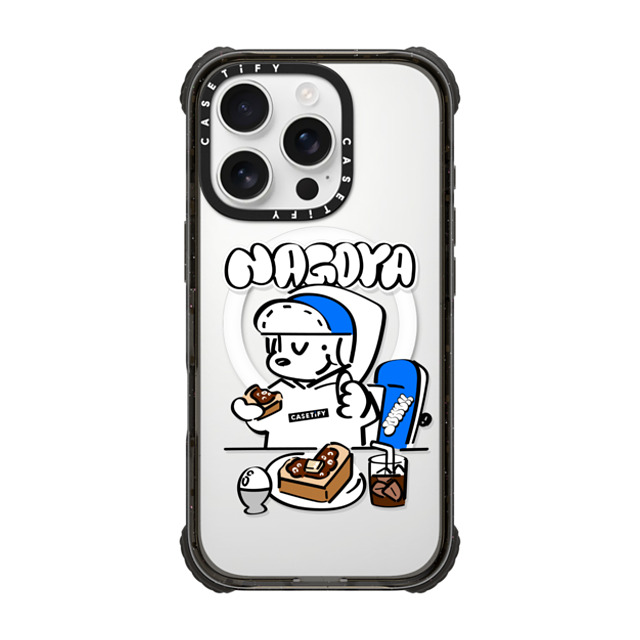 Skater JOHN x CASETiFY iPhone 16 Pro Case Black ウルトラ インパクトケース MagSafe 対応 Skater John Nagoya Food Phone Case Skater JOHN x CASETiFY iPhone 16 Pro Case Black ウルトラ インパクトケース MagSafe 対応 Skater John Nagoya Food Phone Case