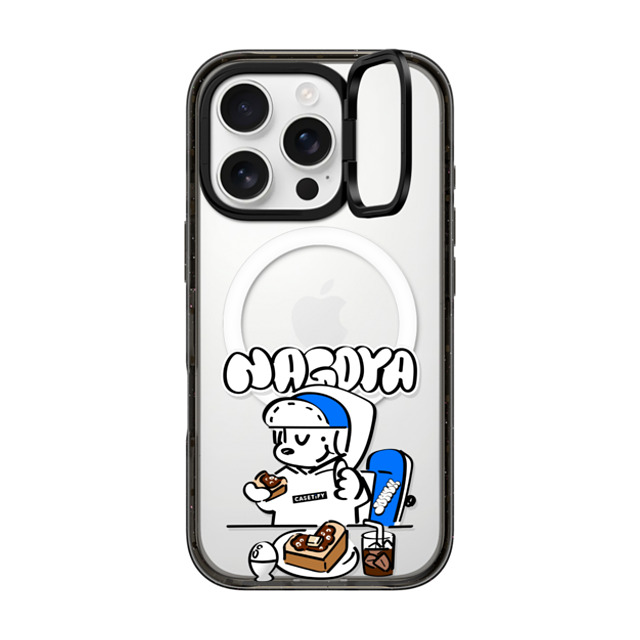Skater JOHN x CASETiFY iPhone 16 Pro Case Black インパクトリングスタンドケース MagSafe対応 Skater John Nagoya Food Phone Case Skater JOHN x CASETiFY iPhone 16 Pro Case Black インパクトリングスタンドケース MagSafe対応 Skater John Nagoya Food Phone Case