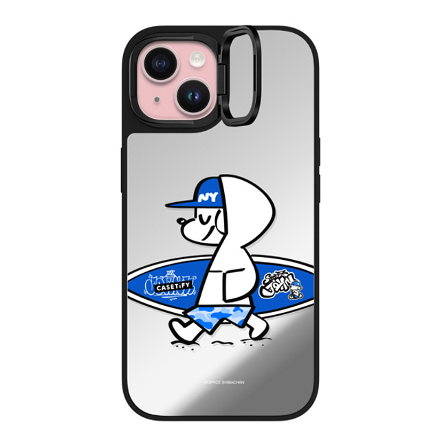 Skater JOHN x CASETiFY iPhone 15 Case Silver on Black ミラー リングスタンドケース MagSafe対応 CASETiFY AND JOHN (surfing) Skater JOHN x CASETiFY iPhone 15 Case Silver on Black ミラー リングスタンドケース MagSafe対応 CASETiFY AND JOHN (surfing)
