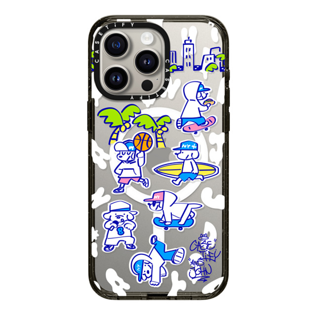 Skater JOHN x CASETiFY iPhone 15 Pro Max Case Black Impact Case MagSafe Compatible CASETiFY AND JOHN (Everyone is John) Mother's Day Skater JOHN x CASETiFY iPhone 15 Pro Max Case Black Impact Case MagSafe Compatible CASETiFY AND JOHN (Everyone is John) Mother's Day