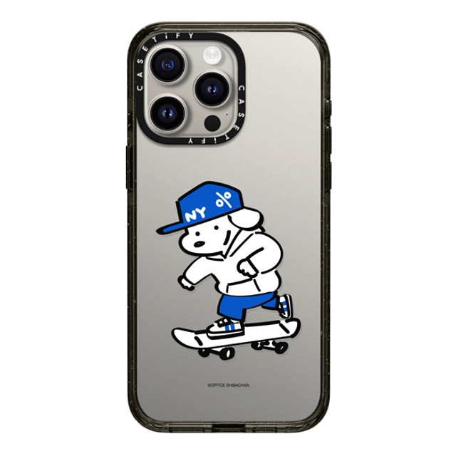 Skater JOHN x CASETiFY iPhone 15 Pro Max ケース ブラック インパクトケース Let's have fun