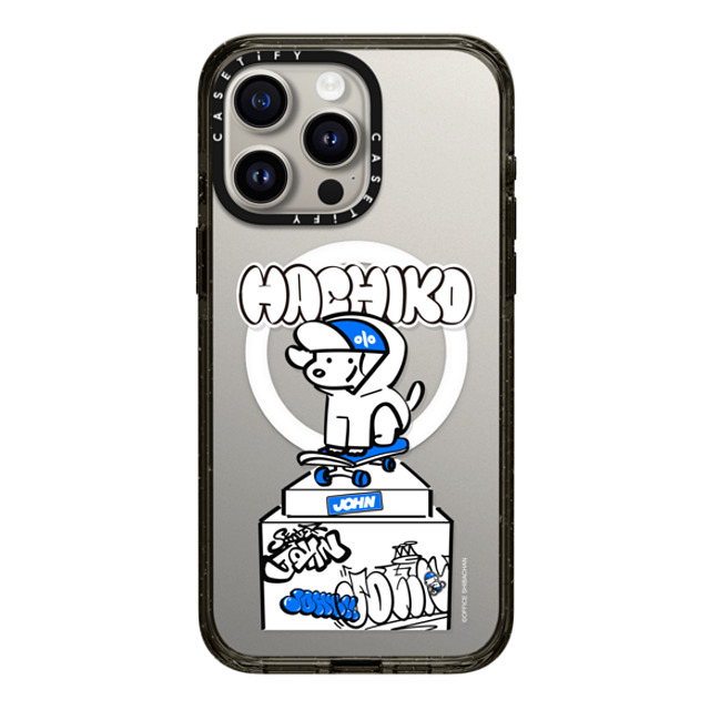 Skater JOHN x CASETiFY iPhone 15 Pro Max Case Black Impact Case MagSafe Compatible SKATER JOHN - SHIBUYA HACHIKO_02 Back to School Skater JOHN x CASETiFY iPhone 15 Pro Max Case Black Impact Case MagSafe Compatible SKATER JOHN - SHIBUYA HACHIKO_02 Back to School