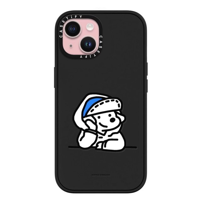 Skater JOHN x CASETiFY iPhone 15 ケース マットブラック インパクトケース MagSafe対応 mini JOHN (Lover)