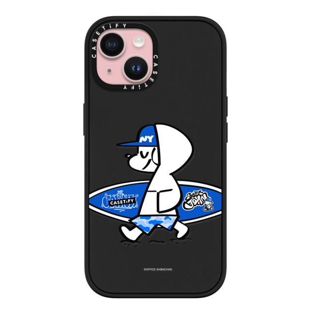 Skater JOHN x CASETiFY iPhone 15 ケース マットブラック インパクトケース MagSafe対応 CASETiFY AND JOHN (surfing)