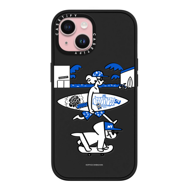 Skater JOHN x CASETiFY iPhone 15 ケース マットブラック インパクトケース MagSafe対応 CASETiFY AND JOHN (friend)