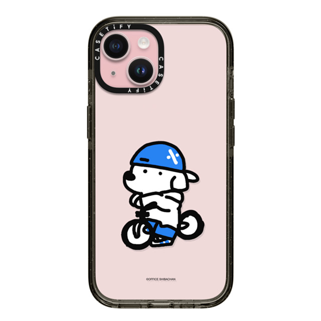 Skater JOHN x CASETiFY iPhone 15 ケース ブラック インパクトケース mini JOHN (Cycling)