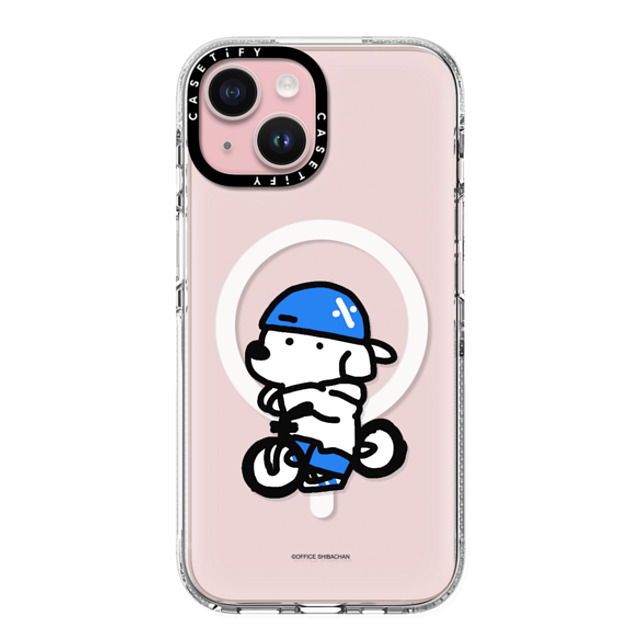 Skater JOHN x CASETiFY iPhone 15 ケース クリア クリア ケース MagSafe対応 mini JOHN (Cycling)