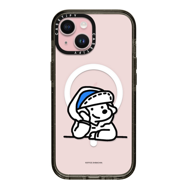 Skater JOHN x CASETiFY iPhone 15 ケース ブラック インパクトケース MagSafe対応 mini JOHN (Lover)