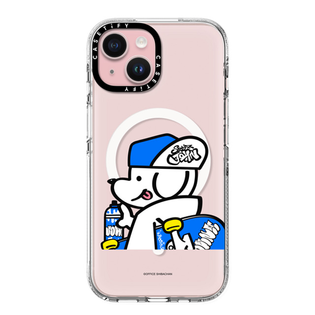 Skater JOHN x CASETiFY iPhone 15 Case Dog,Sport Clear Clear Case MagSafe Compatible What's UP JOHN! (Graffiti) Father's Day Skater JOHN x CASETiFY iPhone 15 Case Dog,Sport Clear Clear Case MagSafe Compatible What's UP JOHN! (Graffiti) Father's Day