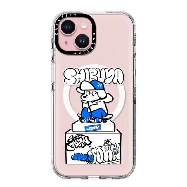 Skater JOHN x CASETiFY iPhone 15 Case クリア クリア ケース MagSafe対応 SKATER JOHN - SHIBUYA HACHIKO_01 Back to School Skater JOHN x CASETiFY iPhone 15 Case クリア クリア ケース MagSafe対応 SKATER JOHN - SHIBUYA HACHIKO_01 Back to School