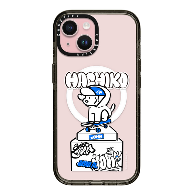 Skater JOHN x CASETiFY iPhone 15 ケース ブラック インパクトケース MagSafe対応 SKATER JOHN - SHIBUYA HACHIKO_02 Father's Day Skater JOHN x CASETiFY iPhone 15 ケース ブラック インパクトケース MagSafe対応 SKATER JOHN - SHIBUYA HACHIKO_02 Father's Day