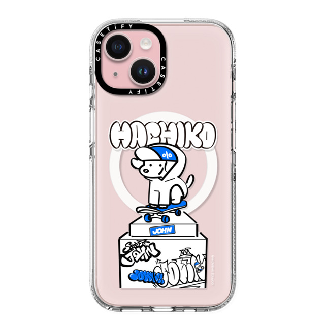 Skater JOHN x CASETiFY iPhone 15 Case クリア クリア ケース MagSafe対応 SKATER JOHN - SHIBUYA HACHIKO_02 Back to School Skater JOHN x CASETiFY iPhone 15 Case クリア クリア ケース MagSafe対応 SKATER JOHN - SHIBUYA HACHIKO_02 Back to School