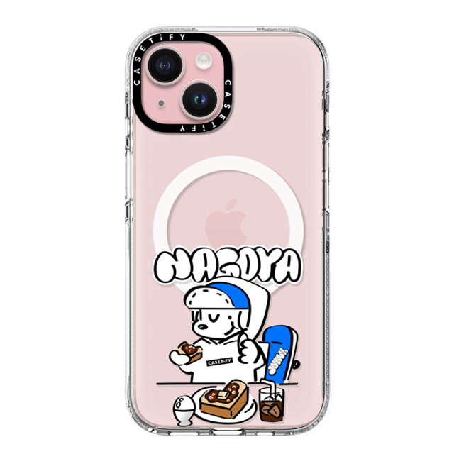 Skater JOHN x CASETiFY iPhone 15 Case Clear Clear Case MagSafe Compatible Skater John Nagoya Food Phone Case Skater JOHN x CASETiFY iPhone 15 Case Clear Clear Case MagSafe Compatible Skater John Nagoya Food Phone Case