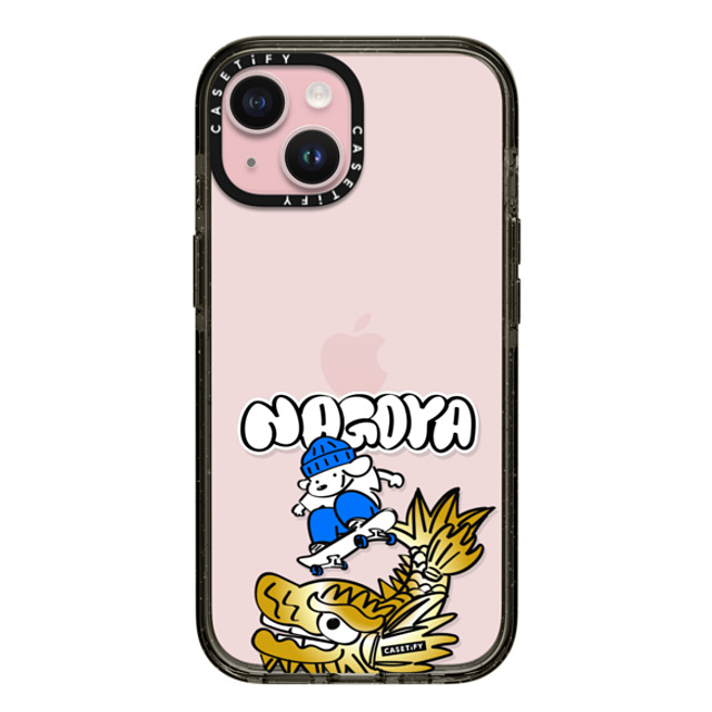 Skater JOHN x CASETiFY iPhone 15 Case Black Impact Case Skater John Nagoya Phone Case Skater JOHN x CASETiFY iPhone 15 Case Black Impact Case Skater John Nagoya Phone Case