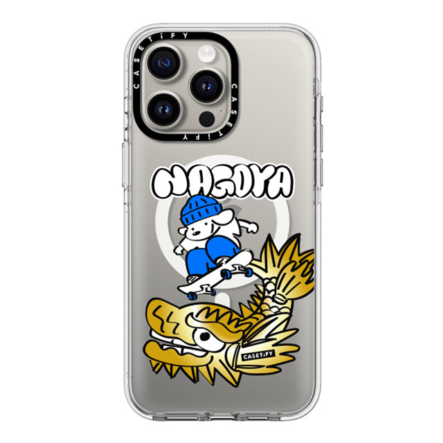 Skater JOHN x CASETiFY iPhone 15 Pro Max Case Clear Clear Case MagSafe Compatible Skater John Nagoya Phone Case Skater JOHN x CASETiFY iPhone 15 Pro Max Case Clear Clear Case MagSafe Compatible Skater John Nagoya Phone Case