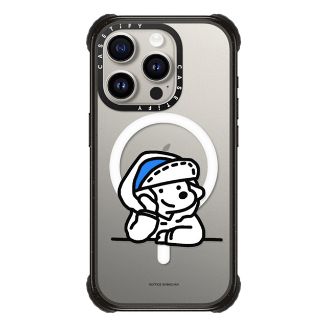 Skater JOHN x CASETiFY iPhone 15 Pro ケース ブラック ウルトラ インパクトケース MagSafe 対応 mini JOHN (Lover)