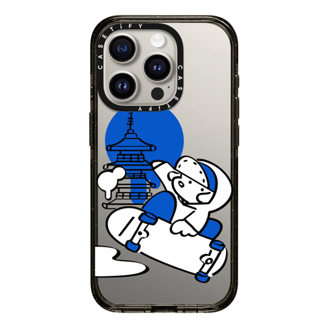 Skater JOHN x CASETiFY iPhone 15 Pro ケース ブラック インパクトケース SKATER JOHN - JAPAN