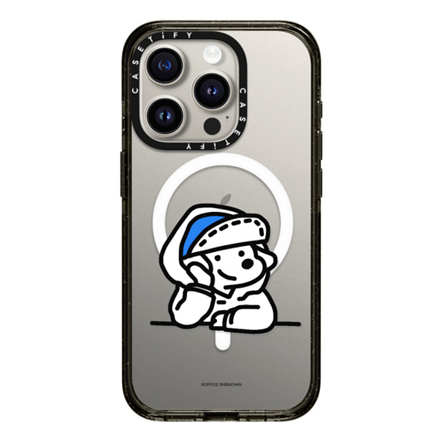 Skater JOHN x CASETiFY iPhone 15 Pro ケース ブラック インパクトケース MagSafe対応 mini JOHN (Lover)