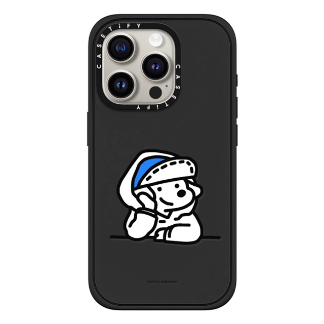 Skater JOHN x CASETiFY iPhone 15 Pro ケース マットブラック インパクトケース MagSafe対応 mini JOHN (Lover)