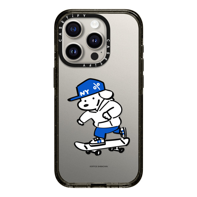 Skater JOHN x CASETiFY iPhone 15 Pro ケース ブラック インパクトケース Let's have fun