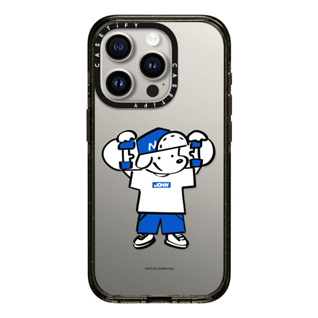 Skater JOHN x CASETiFY iPhone 15 Pro ケース ブラック インパクトケース Let's take it easy