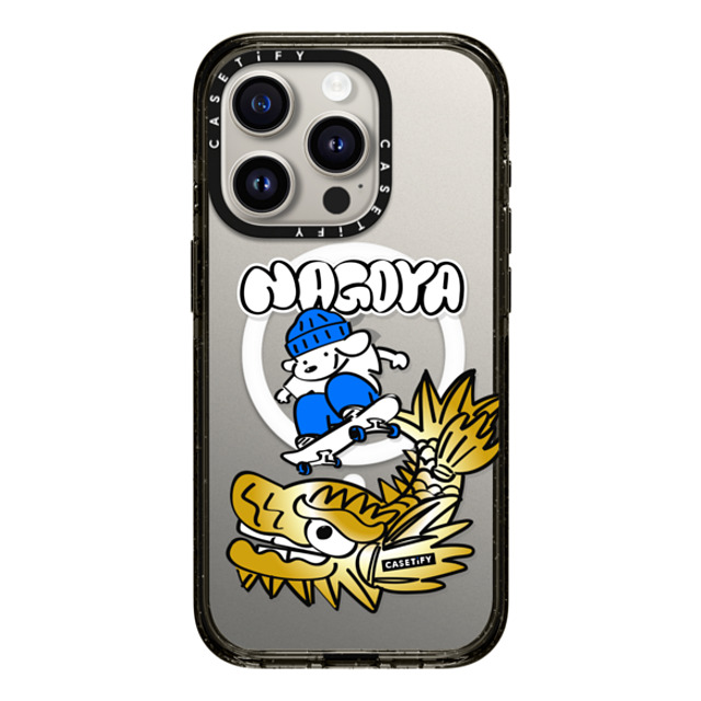 Skater JOHN x CASETiFY iPhone 15 Pro Case Black Impact Case MagSafe Compatible Skater John Nagoya Phone Case Skater JOHN x CASETiFY iPhone 15 Pro Case Black Impact Case MagSafe Compatible Skater John Nagoya Phone Case