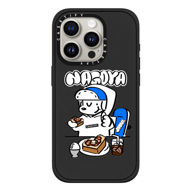 Skater JOHN x CASETiFY iPhone 15 Pro Case Matte Black Impact Case MagSafe Compatible Skater John Nagoya Food Phone Case Skater JOHN x CASETiFY iPhone 15 Pro Case Matte Black Impact Case MagSafe Compatible Skater John Nagoya Food Phone Case